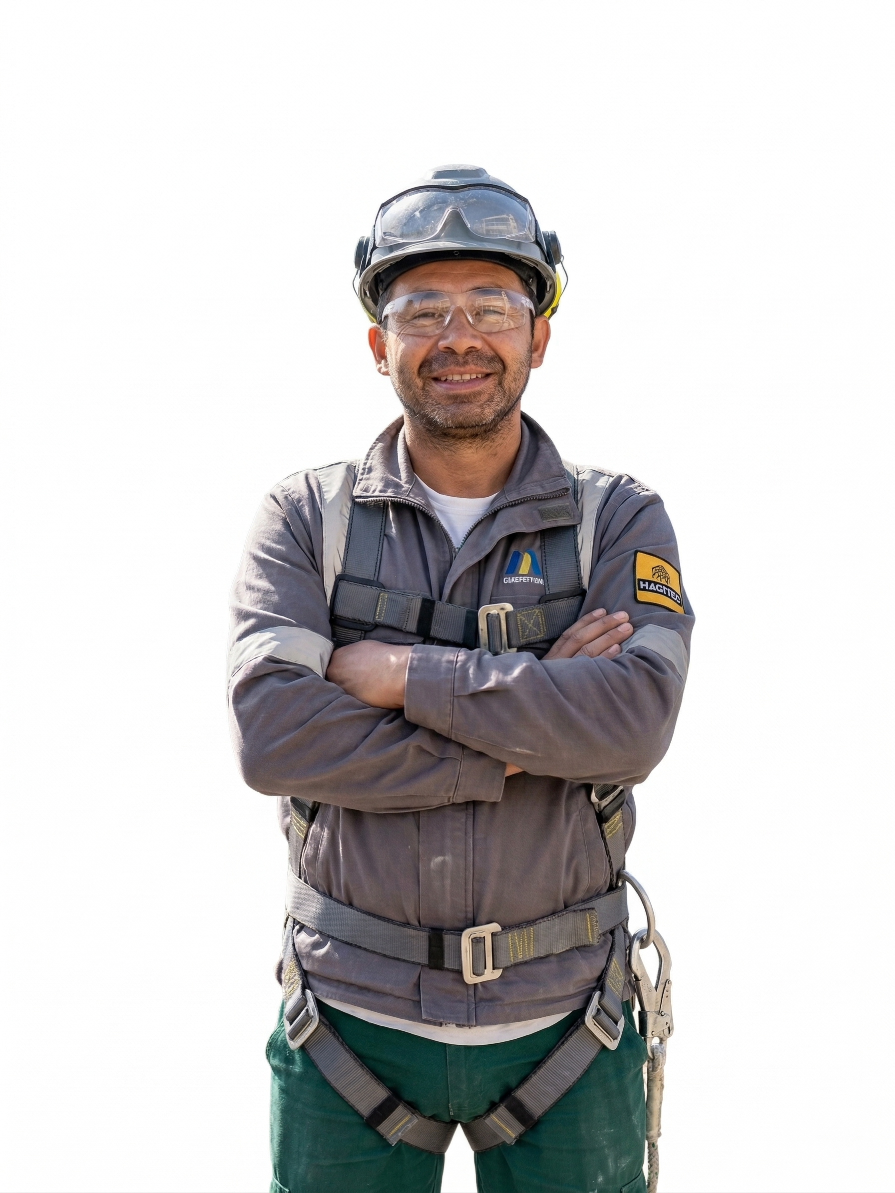 Profesional revisando planos